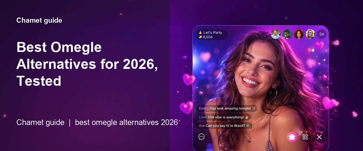 Best Omegle Alternatives 2026: Safer Video Chat Apps cover image