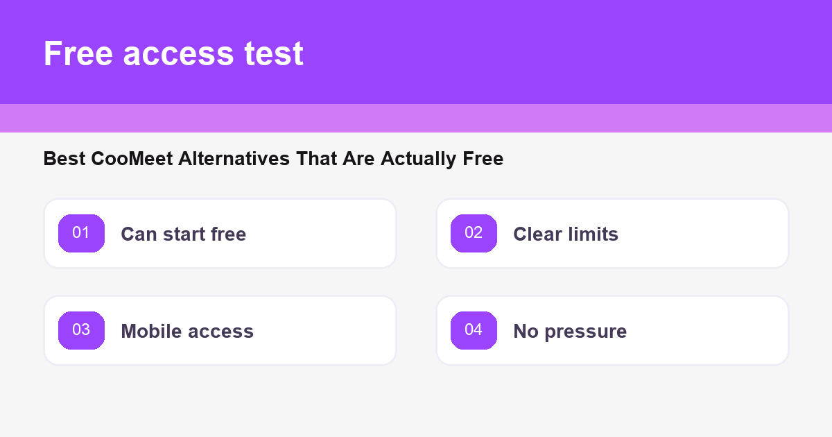 A cost and safety checklist for comparing free video chat alternatives.