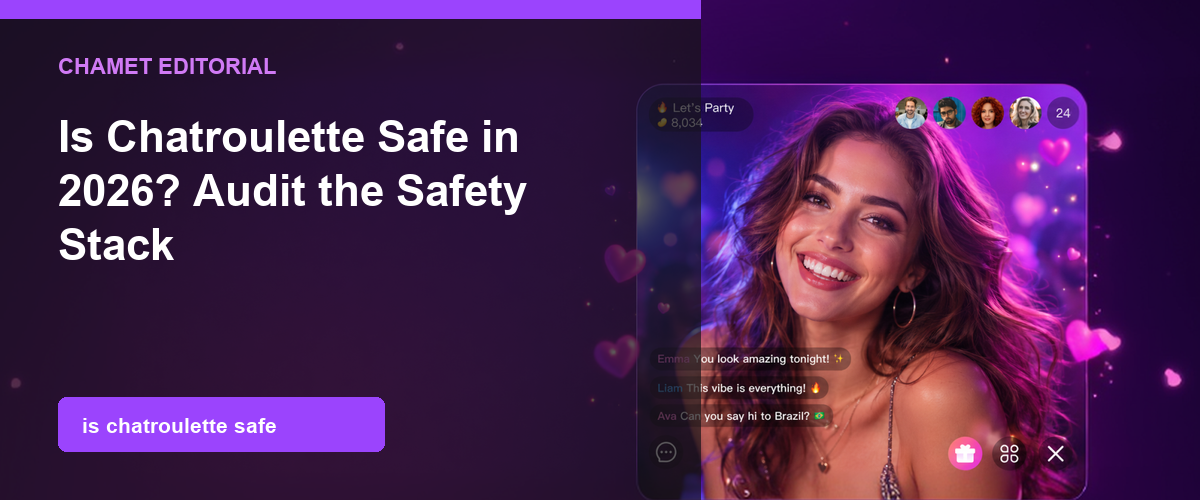 Is Chatroulette Safe in 2026? AI, Reports & Risks cover image