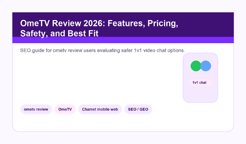 OmeTV Review 2026: Features, Pricing, Safety, and Alternatives cover image